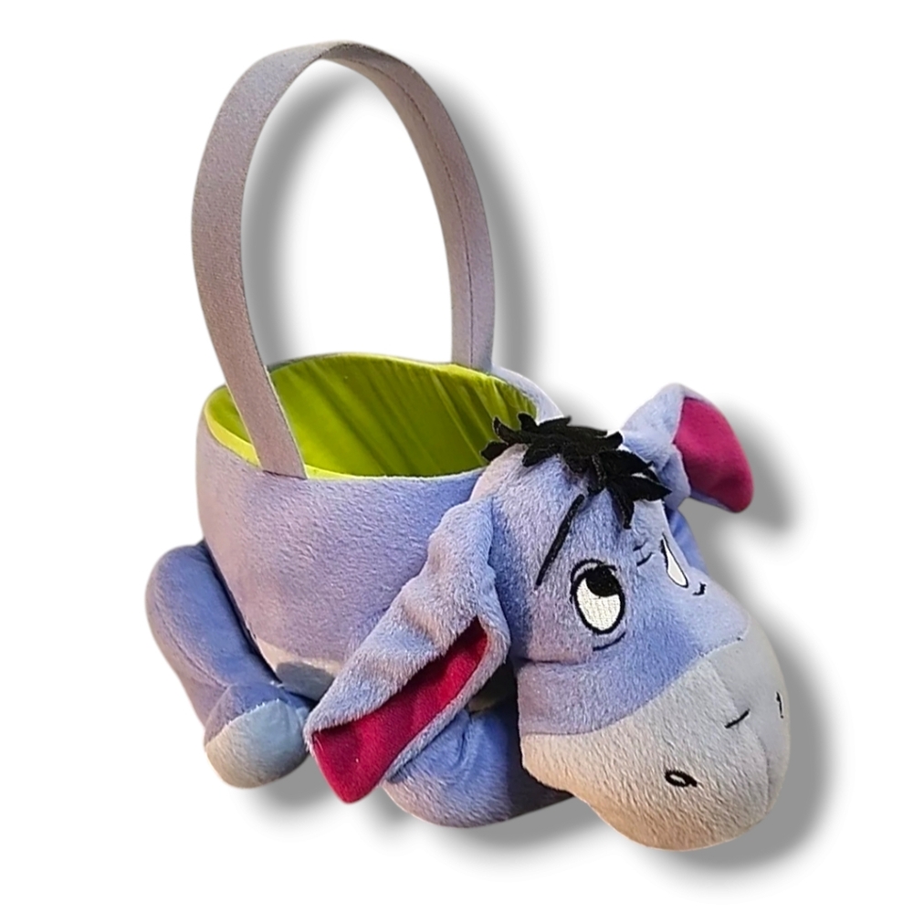 Easter Eeyore Vintage Walt Disney Plush Halloween Basket Winnie The Pooh